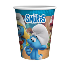 Smurfen bekers 10 stuks 250ml