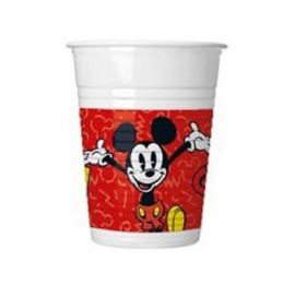 Mickey Mouse bekertjes 8 stuks 200ml