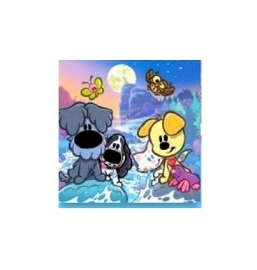 Servetten Woezel en Pip