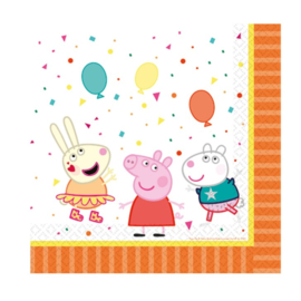 Peppa Pig servetten 16 stuks 33x33cm