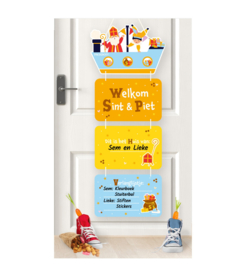 Sinterklaas versiering deur 80cm