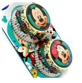 Mickey Mouse cupcake vormen 50 st 7x5cm