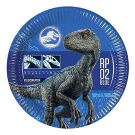 Jurassic World Blue borden 8 stuks 23cm