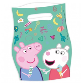 Peppa Pig feestzakjes 6 stuks