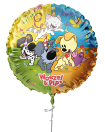 Woezel en Pip folie ballon 45cm