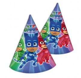 PJ Masks feesthoejes 6 stuks 16cm