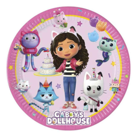 Gabby's Poppenhuis bordjes 8 stuks 20cm