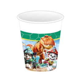Paw Patrol The Dino Movie bekers 8 stuks 250ml