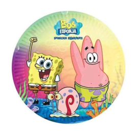 Spongebob bordjes 8 stuks 18cm