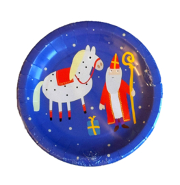 Sinterklaas borden 8 stuks 23cm