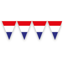 Oranje nederlandse vlag slinger 10m