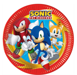 Sonic the hedgehog borden 8 stuks 23cm