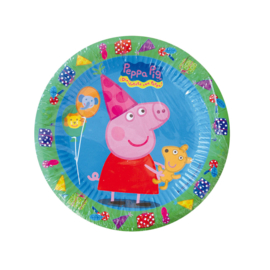 Peppa Pig George bordjes 8 stuks 18cm