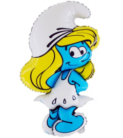 Smurfin smurfen folie ballon 105cm