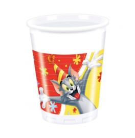 Tom and Jerry bekers 8 stuks 200ml