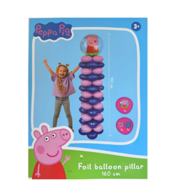 Peppa Pig ballon pilaar 1,6 meter