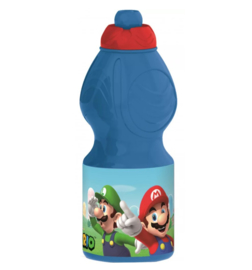 Super Mario waterfles herbruikbaar 400ml