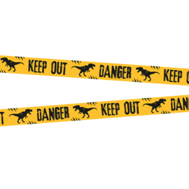 Jurassic dinosaurus afzetlint plastic 15 meter