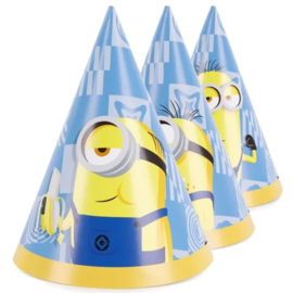 Minions feesthoedjes 6 stuks