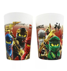 Lego Ninjago bekers herbruikbaar 2 stuks 230ml