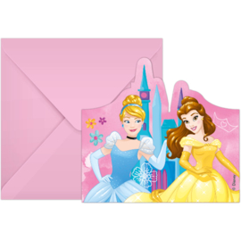 Princess Disney uitnodigingen 6st