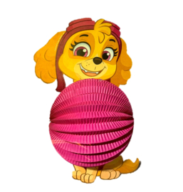 Paw Patrol Skye lampion decoratie 15cm