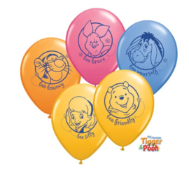 Winnie de Poeh ballonnen 6 stuks 30cm