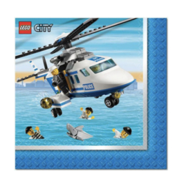 Lego City servetten 16 stuks 33x33cm