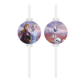 Frozen 2 rietjes 4 stuks