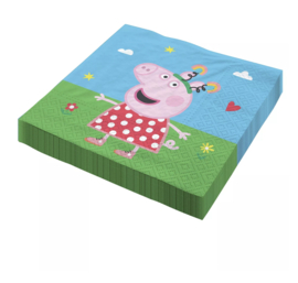 Peppa Pig servetten 20 stuks 33cm