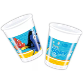 Finding Dory bekers 8 stuks 200ml