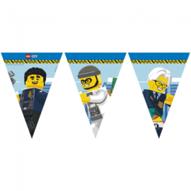 Lego City vlaggenlijn slinger 2,3m