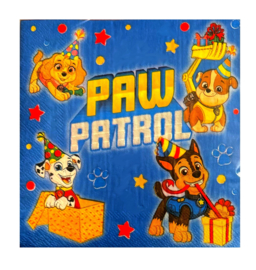 Paw Patrol servetten 20 stuks 14x14cm