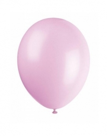 Ballonnen licht roze 10 stuks