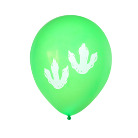 Jurassic dinosaurus ballonnen 6 stuks 25cm
