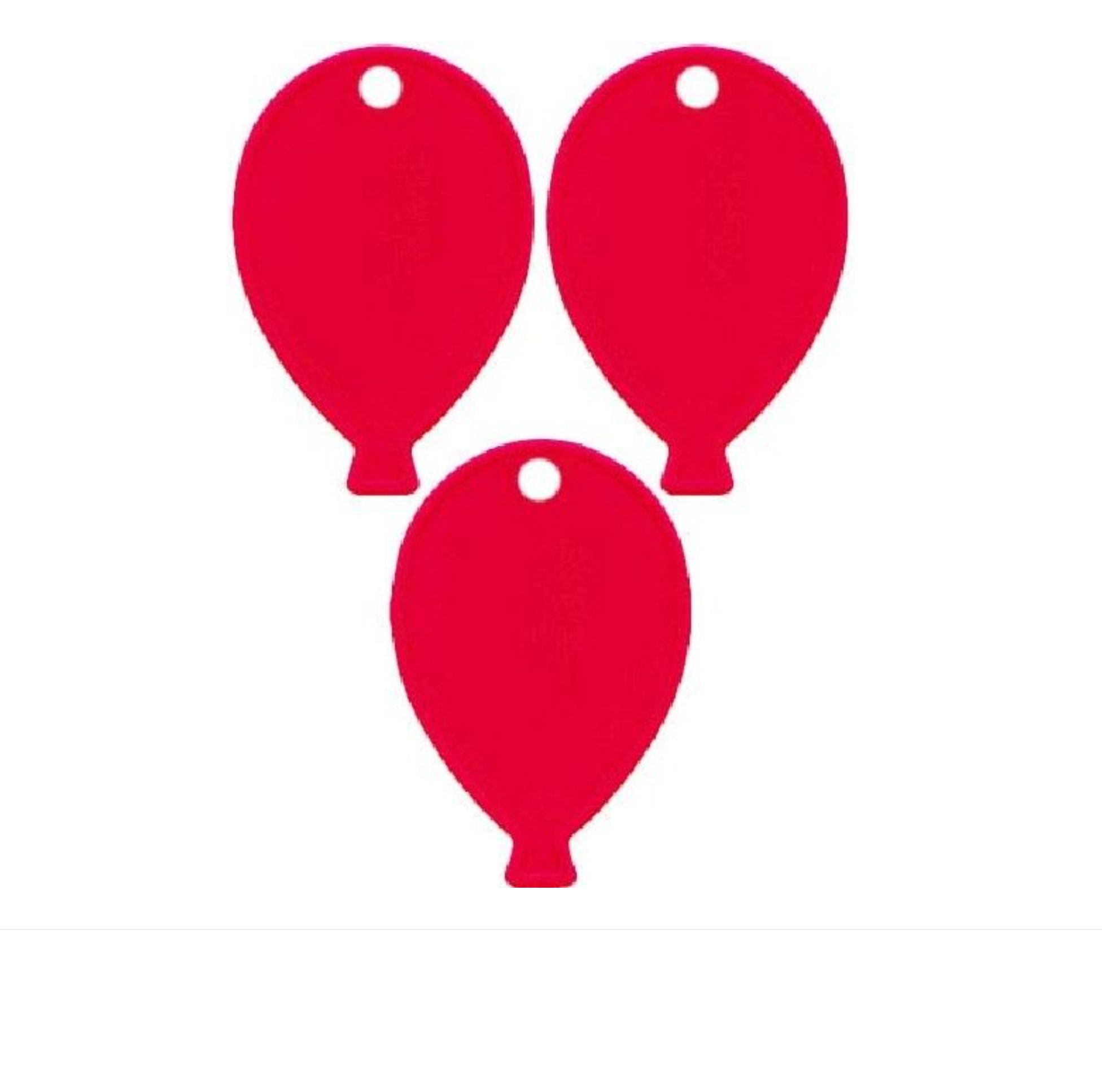 Ballongewicht heliumballon rood