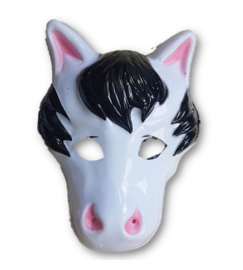 Paard masker plastic