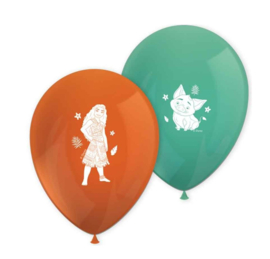 Vaiana ballonnen 8 stuks