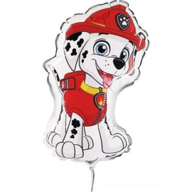 Paw Patrol Marshall folie ballon op stok 35cm