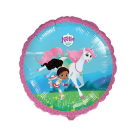 Nella en de ridderprinses folie ballon 45cm