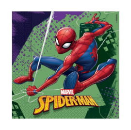 Spiderman servetten 20 stuks 33x33cm