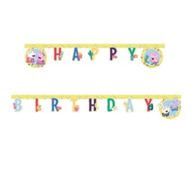 Peppa Pig Happy Birthday slinger 2 meter
