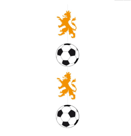 Oranje voetbal WK hangdecoratie 80cm