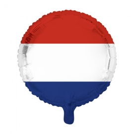 Nederlandse vlag folie ballon 45cm