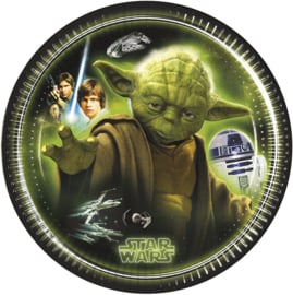 Star Wars Yoda borden 8 stuks 19,5cm