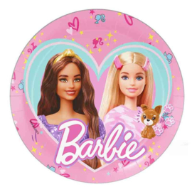 Barbie bordjes 8 stuks 18cm