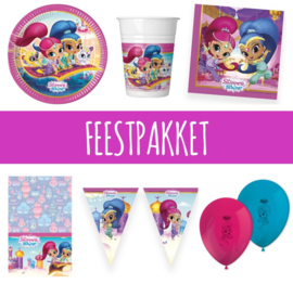 Shimmer and Shine feestpakket 8 personen