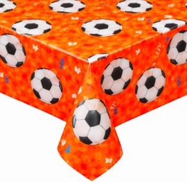 Oranje voetbal WK tafelkleed 135x220cm