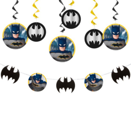 Batman feestpakket hangdeco 6st + slinger