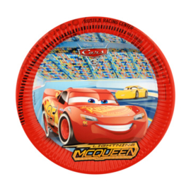 Cars 3 borden 8 stuks 23cm